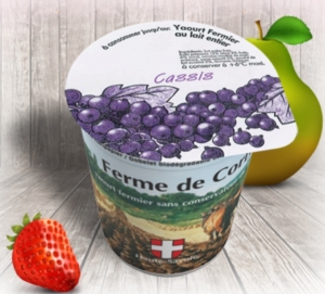 Livraison Yaourt cassis 180g